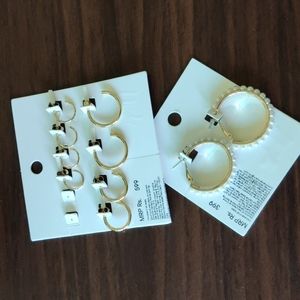 H&M earrings Set of 2
